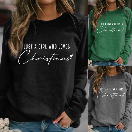 LOVE CHRISTMAS - Stilfuld og behagelig juletrøje til kvinder