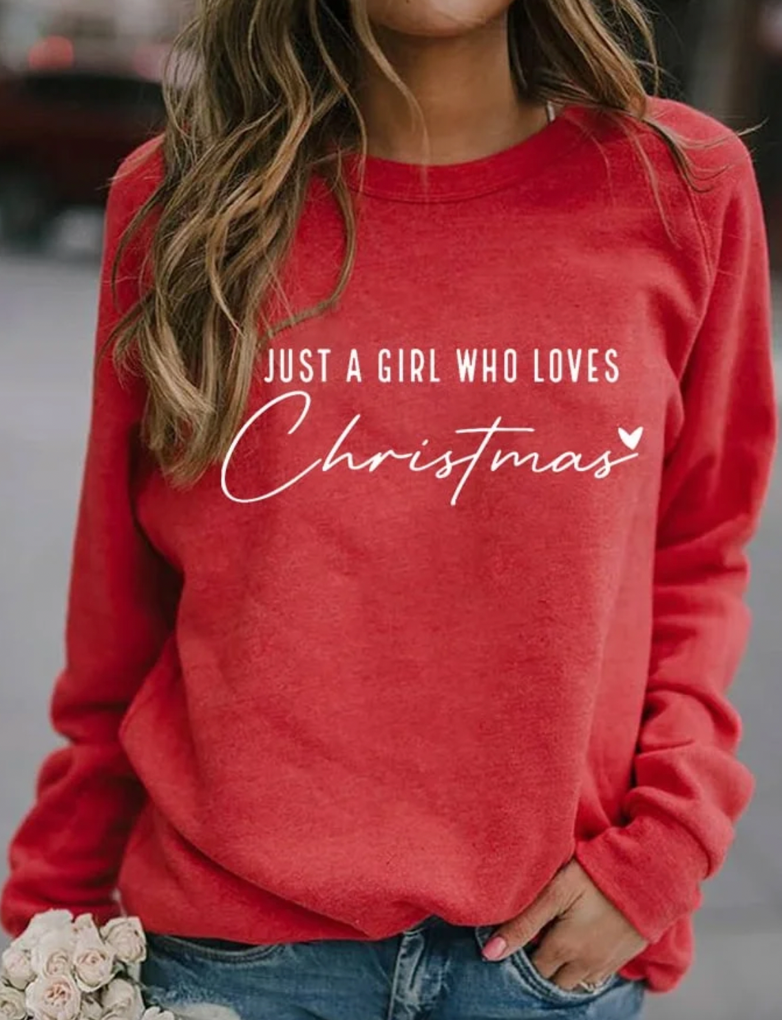 LOVE CHRISTMAS - Stilfuld og behagelig juletrøje til kvinder